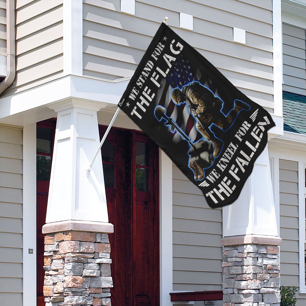 Veteran - We Stand For The Flag Flag