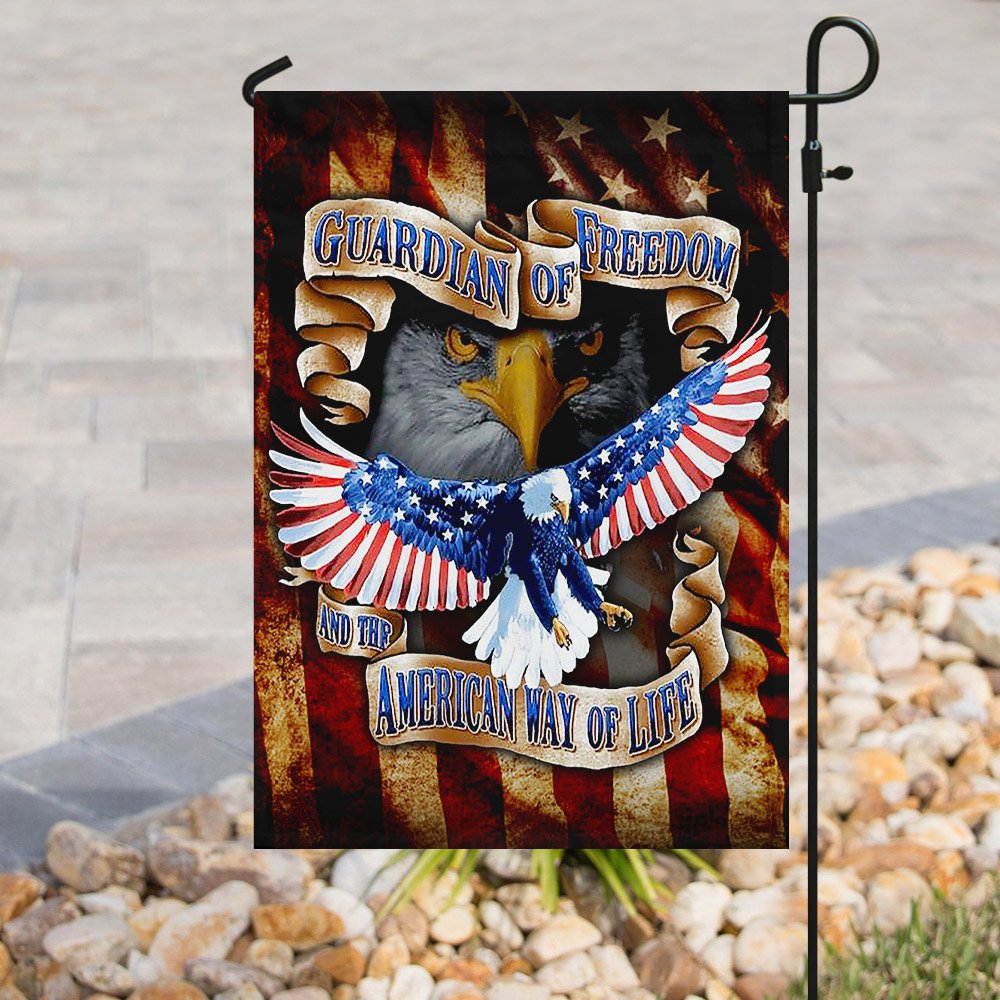 American Eagle. Guardian Of Freedom Flag