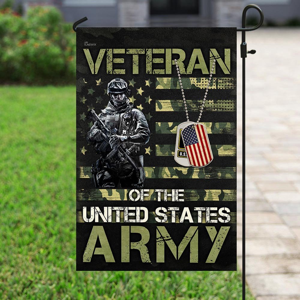 Veteran of the United States Army Flag
