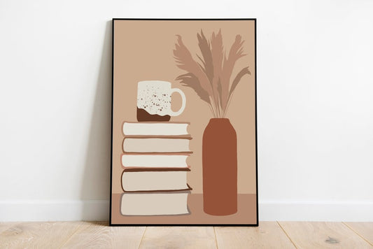 Coffee Room Wall Art, Coffee Poster, Kitchen Print, Coffee Boho Wall Art, Coffee Lover Gift
