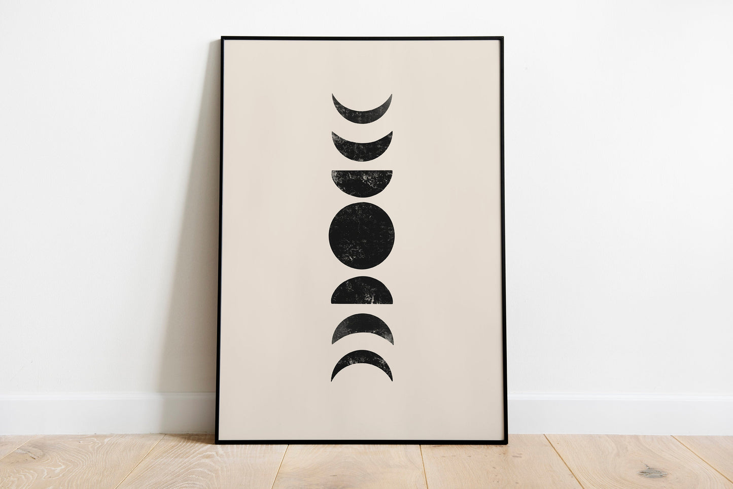 Sun Moon Wall Art- Set of 2 Modern Wall Art, Boho Wall Print Minimalist Art Abstract Sun Moon Art Print Boho Art Mid Century Modern Art.