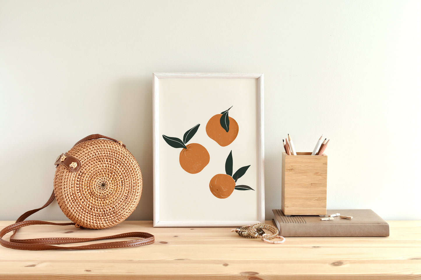 Oranges Wall Art, Mid Century Wall Art, INSTANT DOWNLOAD, Oranges Print, Fruit Print, Oranges Poster, Kitchen Wall Art, Kitchen Print.
