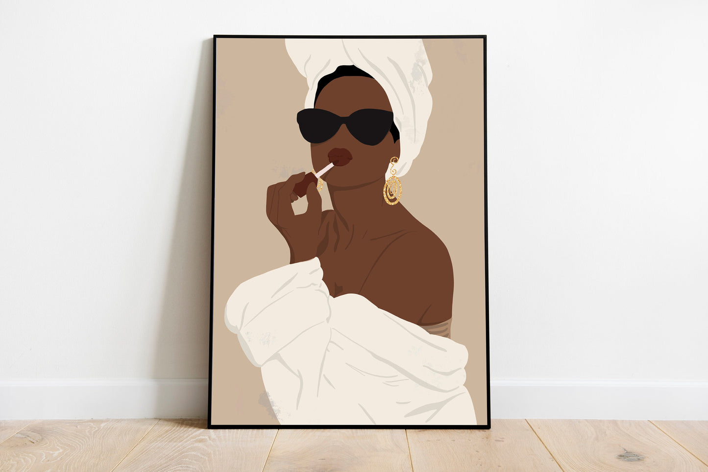 Black Woman Poster African American Poster African Woman Art Black Girl Print Woman Illustration Girl art