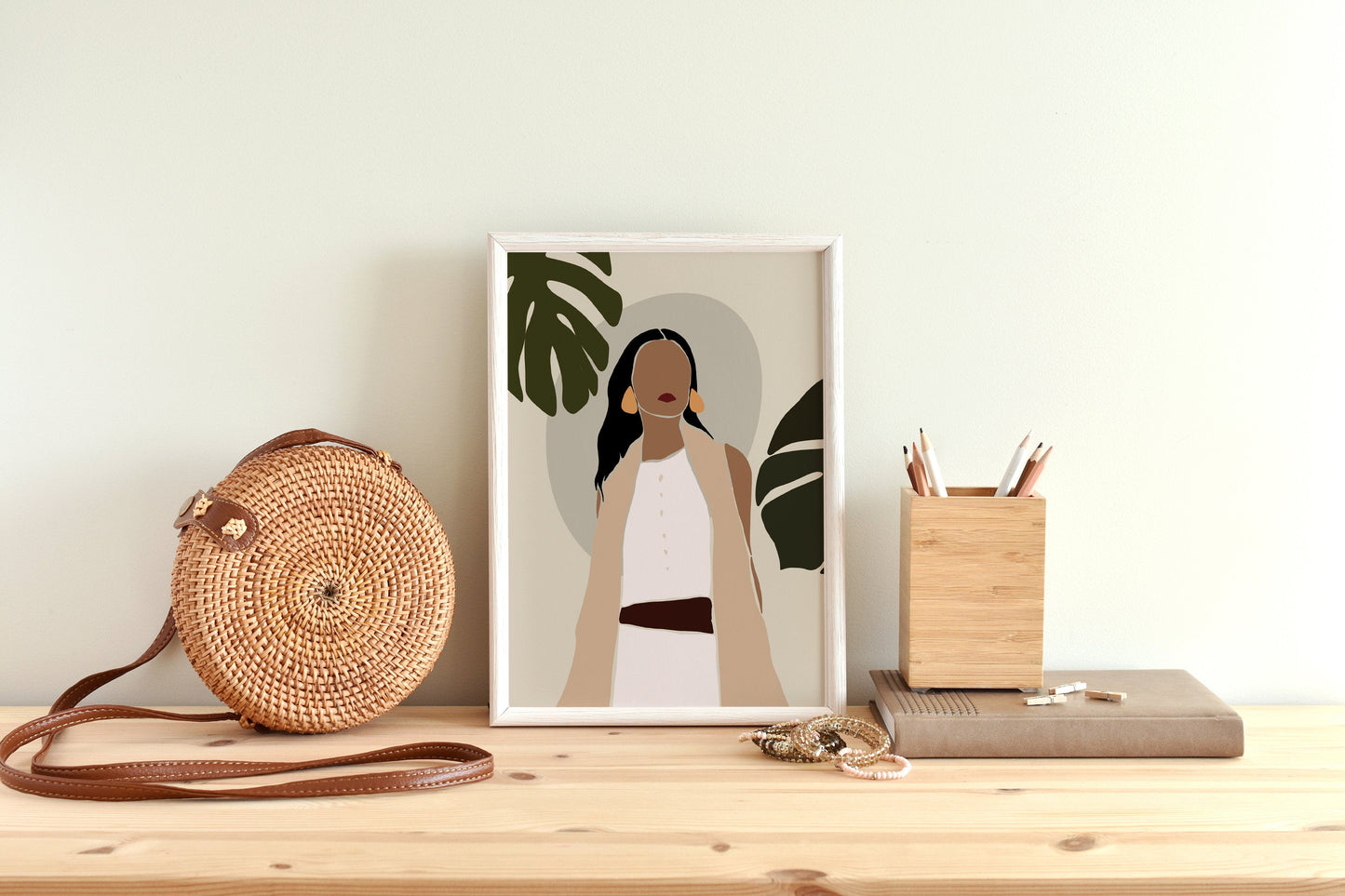 African American Art, Woman Art Print, INSTANT DOWNLOAD, Boho Wall Art, Fashion Print, Black Woman Wall Art, Black Girl Art Print, Wall.
