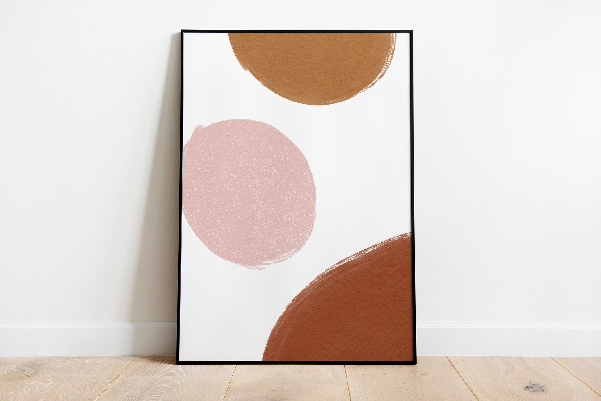 Mid Century Warm Earth Tone, Geometric Art Print, Print, Boho Poster