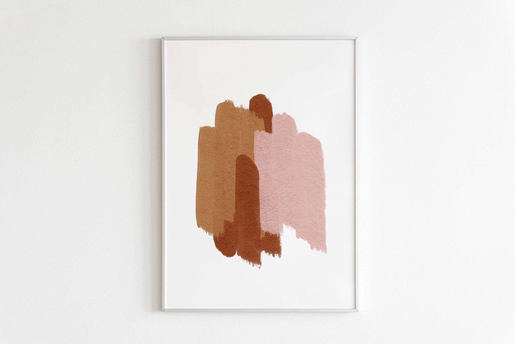 Mid Century Art Print, Boho Poster, Print, Earth Tone, Minimalist Poster.