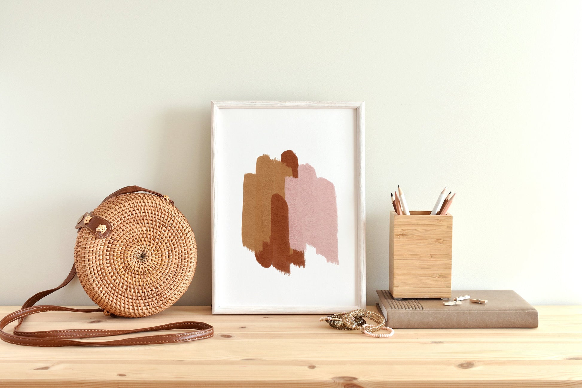 Mid Century Modern Wall Art, INSTANT DOWNLOAD, Abstract Art Print, Boho Wall Art, Abstract Print, Earth Tone, Minimalist Wall Art.