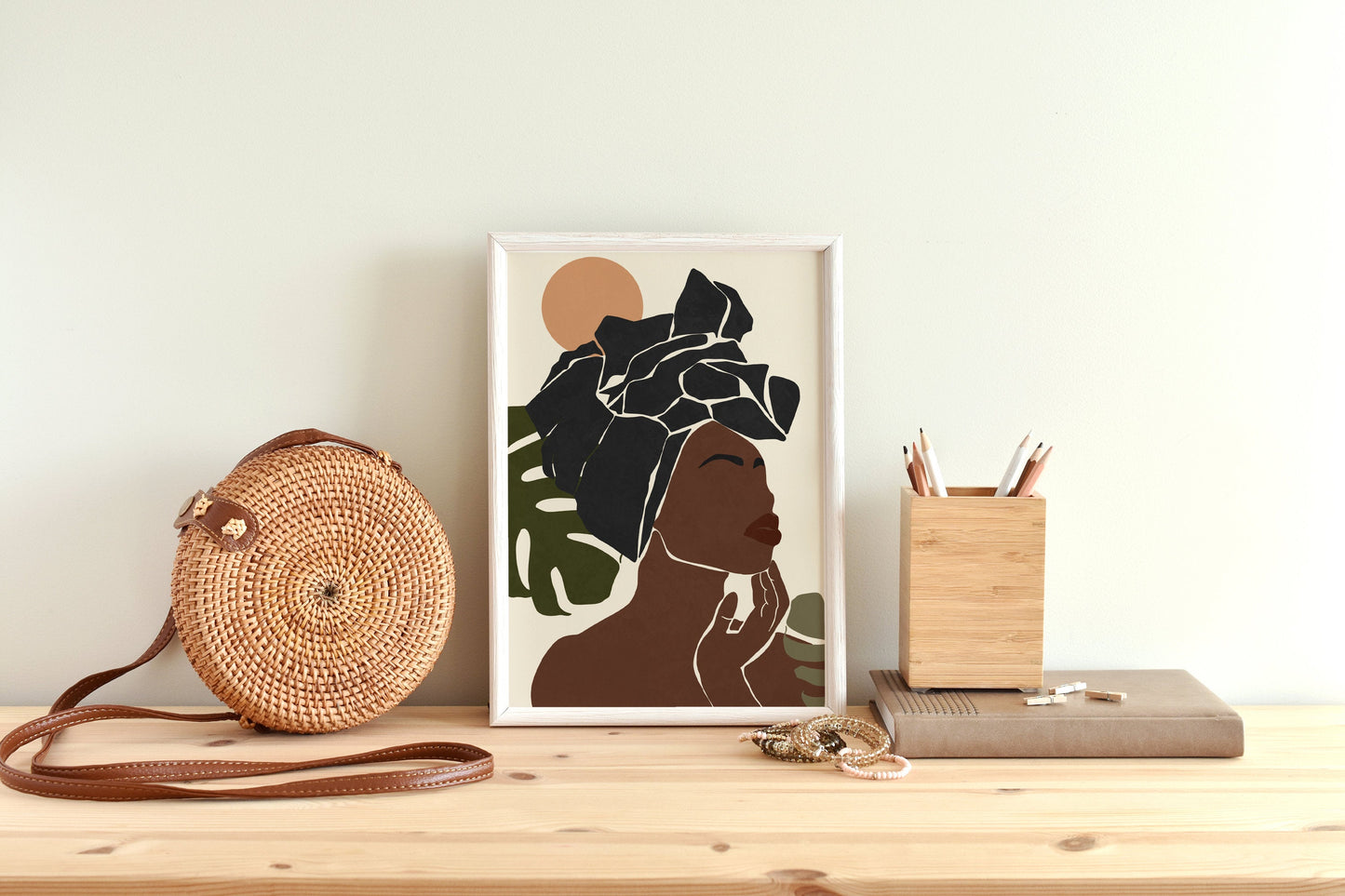 Black woman art ,African Art Print, Black Woman Art, INSTANT DOWNLOAD, Black Girl Art Print, Woman Wall Art, Fashion Wall Art, Boho Decor,