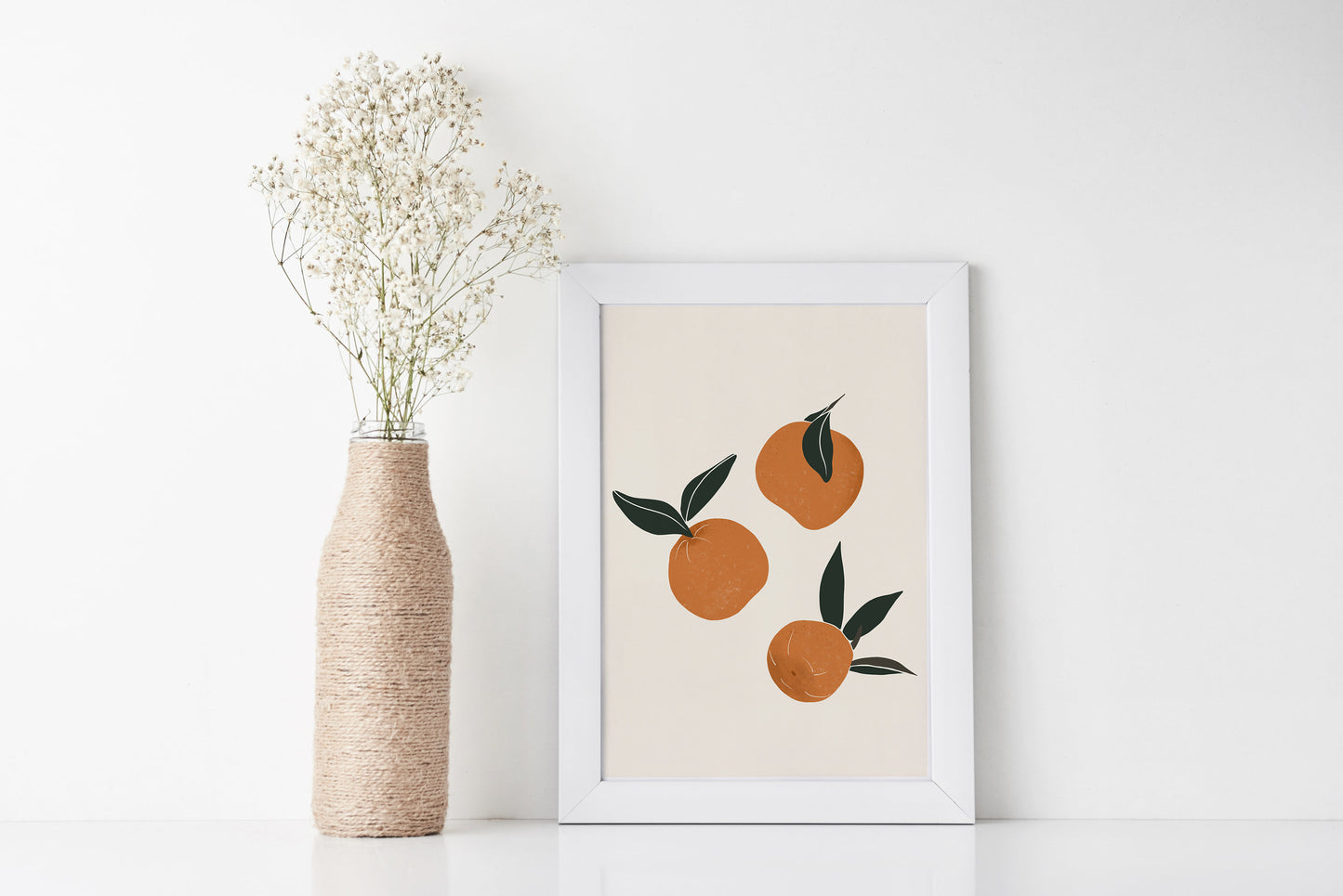 Oranges Wall Art, Mid Century Wall Art, INSTANT DOWNLOAD, Oranges Print, Fruit Print, Oranges Poster, Kitchen Wall Art, Kitchen Print.