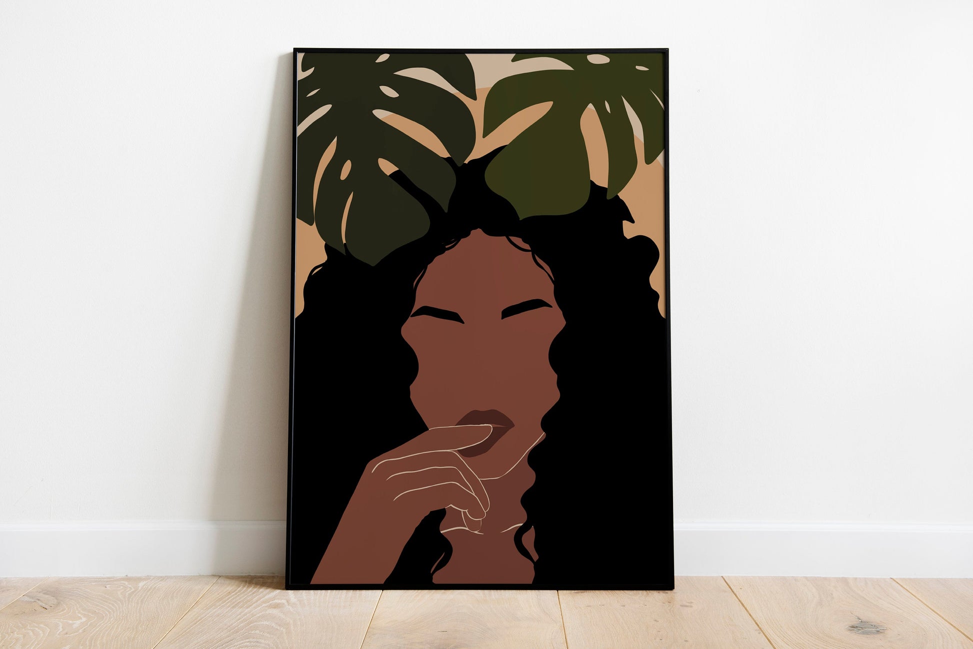 Black Girl Art, giel Art, African Woman Poster, Black Woman Poster, African American Art, Boho Wall art.