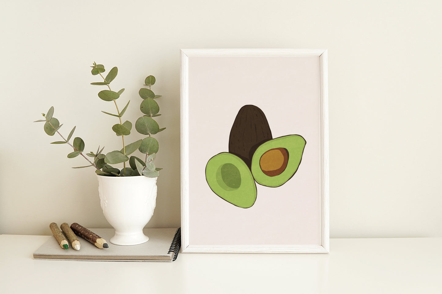 Avocado Wall Art, Kitchen Print, Avocado Print, Modern art, Kitchen Art, Fruits Wall Art, Fruits Print, Avocado Poster, INSTANT DOWNLOAD.