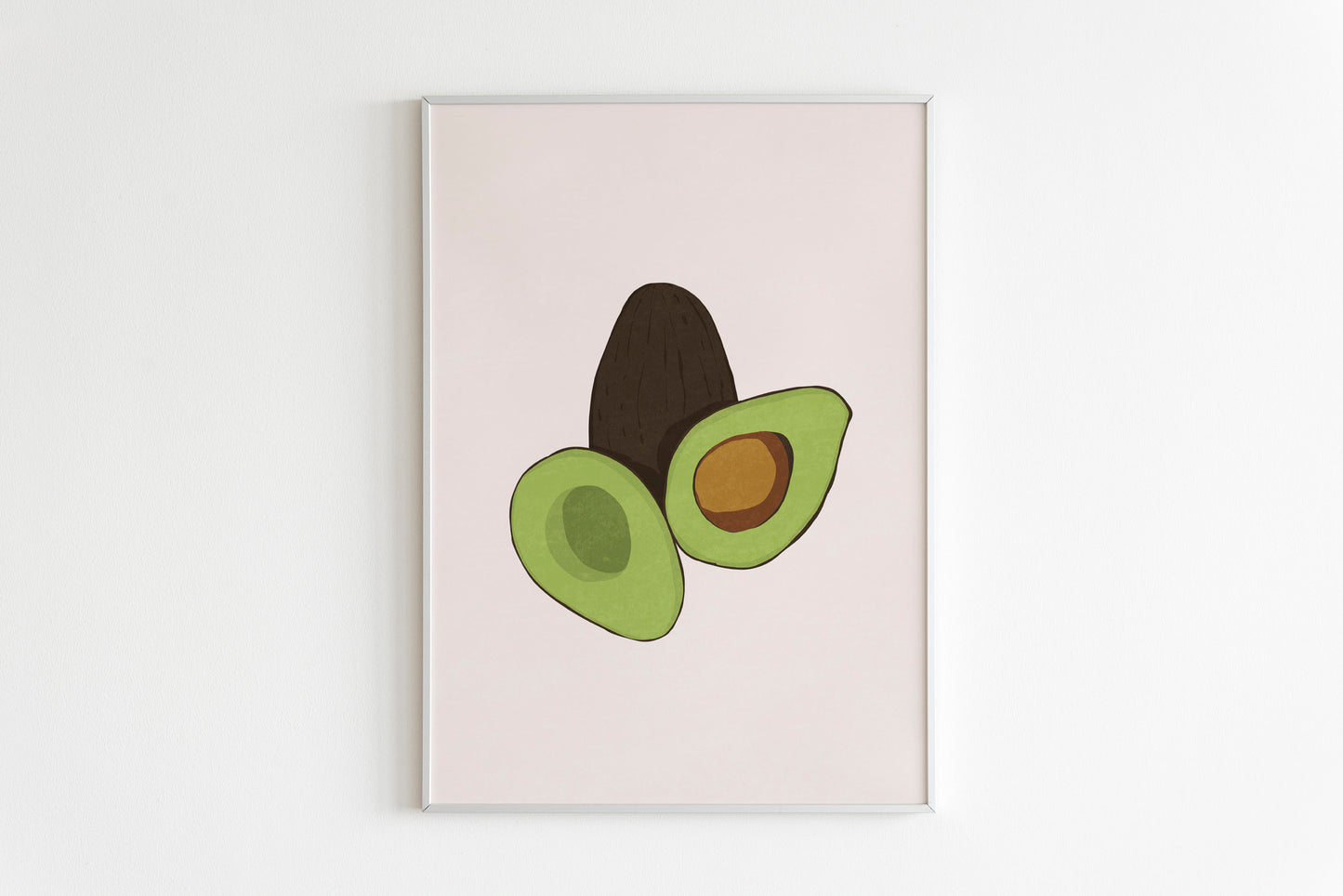 Avocado Poster, Kitchen Print, Avocado Print, Kitchen Art, Fruits Poster, Fruits Print, Avocado Poster.