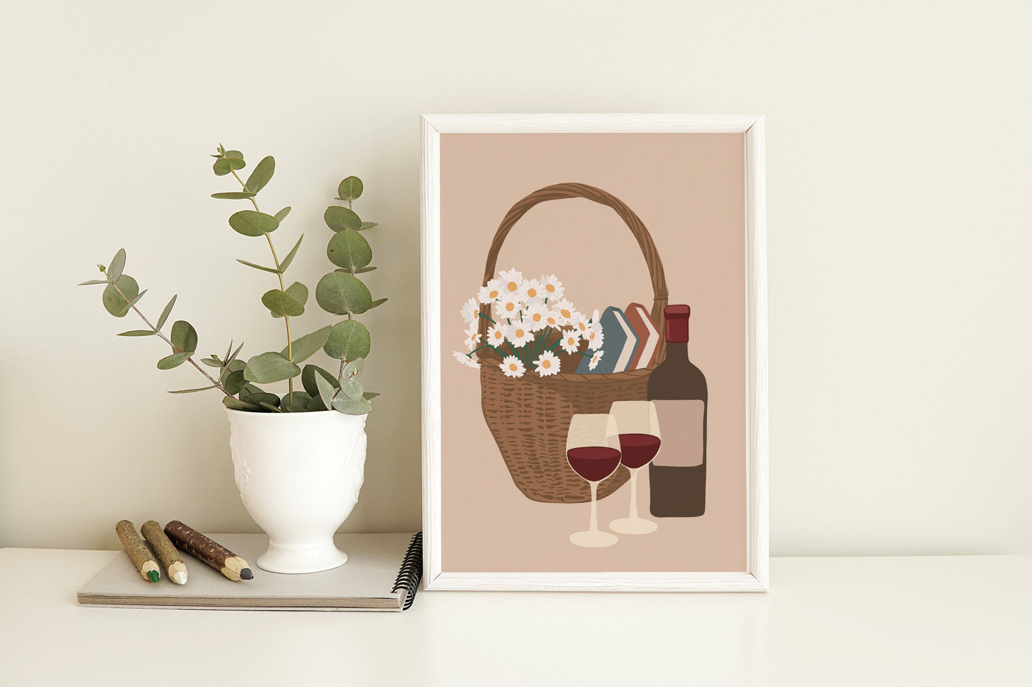 Floral Poster, Flower Print, Flower Abstract Art, Boho Print, Botanical Prints, Minimalist Printable Wall Art, Gallery Wall Art.