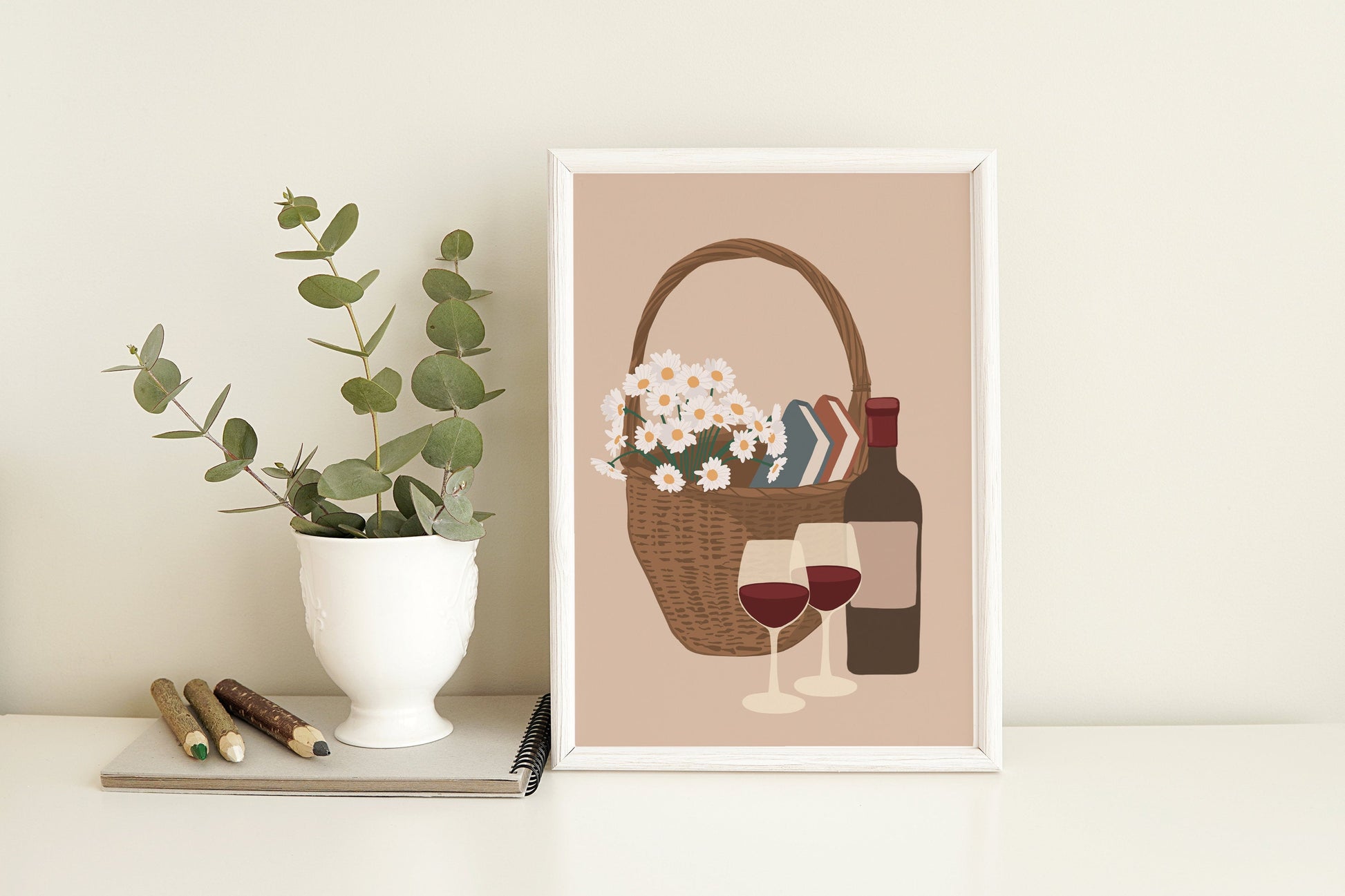 Floral Poster, Flower Print, Flower Abstract Art, Boho Print, Botanical Prints, Minimalist Printable Wall Art, Gallery Wall Art.