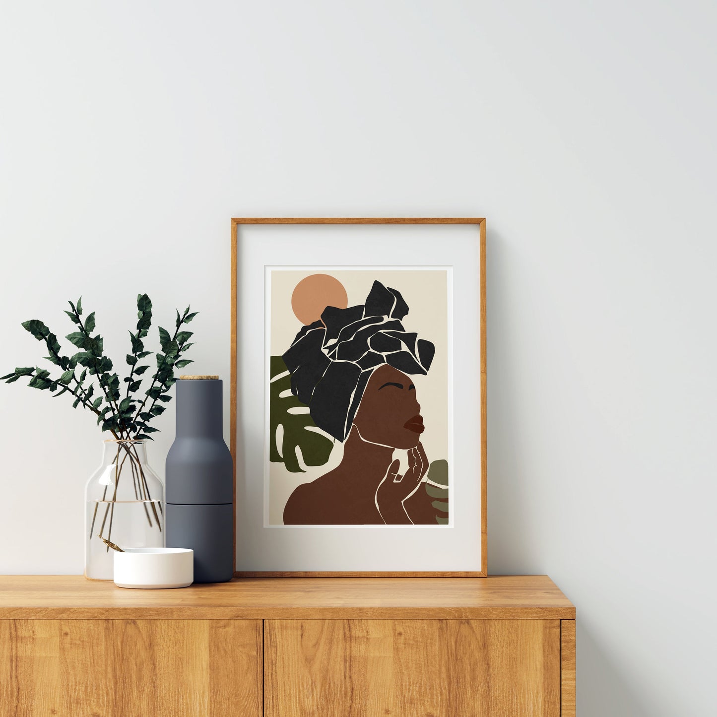 Black woman art ,African Art Print, Black Woman Art, INSTANT DOWNLOAD, Black Girl Art Print, Woman Wall Art, Fashion Wall Art, Boho Decor,