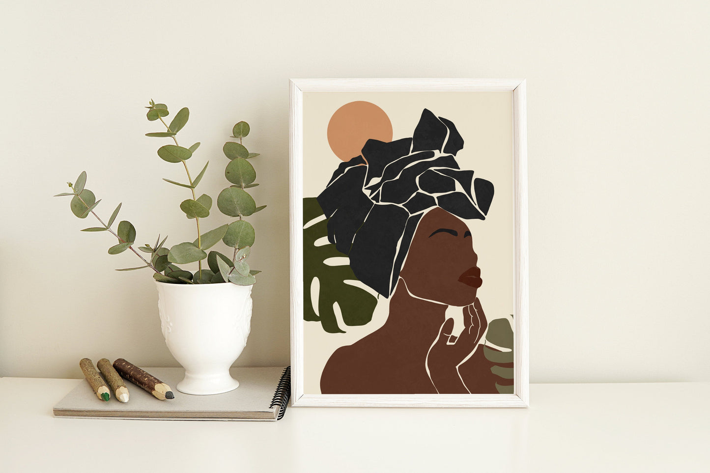 Black woman art ,African Art Print, Black Woman Art, INSTANT DOWNLOAD, Black Girl Art Print, Woman Wall Art, Fashion Wall Art, Boho Decor,