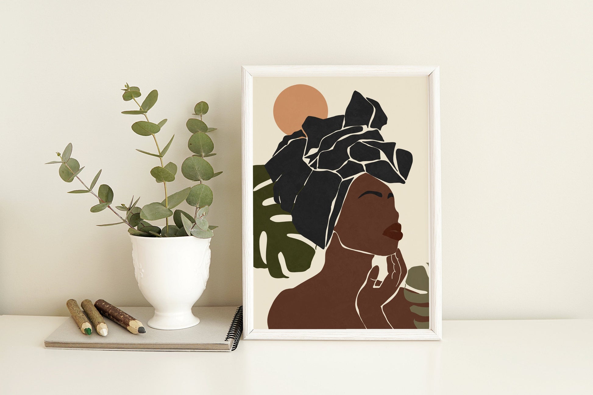 Black woman art ,African Art Print, Black Woman Art, INSTANT DOWNLOAD, Black Girl Art Print, Woman Wall Art, Fashion Wall Art, Boho Decor,