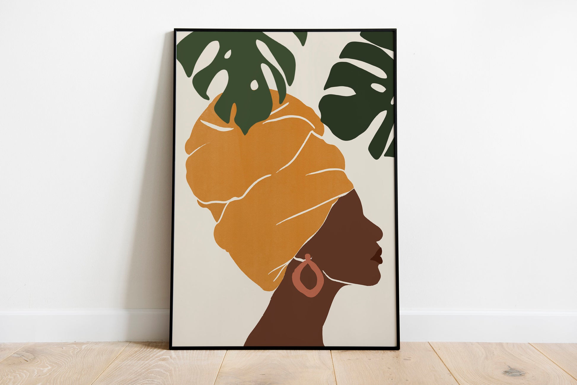 Black Woman Art Set of 5 Prints, Gallery Wall Art, Black Girl Art Print, INSTANT DOWNLOAD, Poster Bundle, Woman Gallery Wall, Hand Art Print