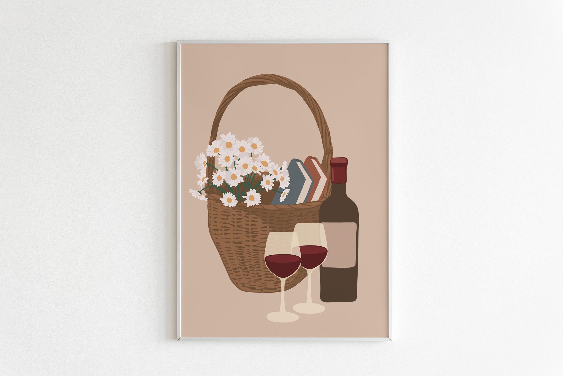 Floral Poster, Flower Print, Flower Art, Boho Print, Botanical Prints, Minimalist Poster, Gallery Poster.