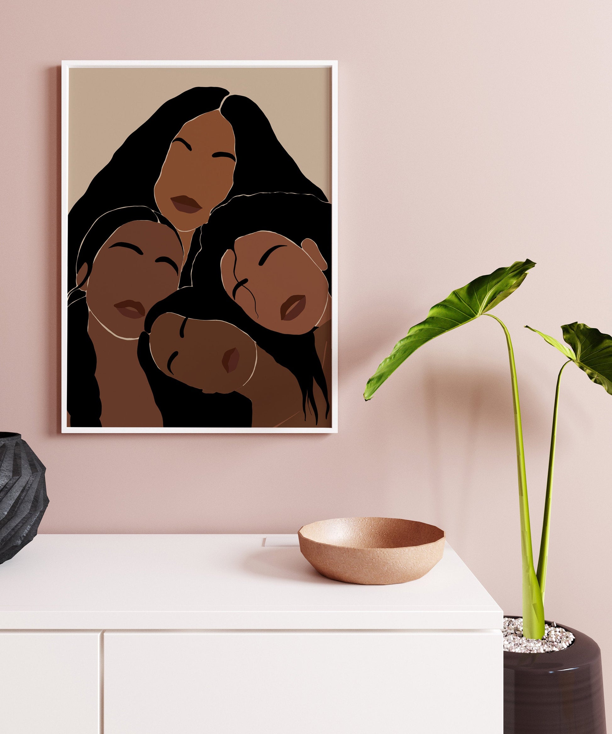 African american woman art, Black art, Black woman art, black girls poster, Women empire art, Black woman portrait print, Boho woman art.