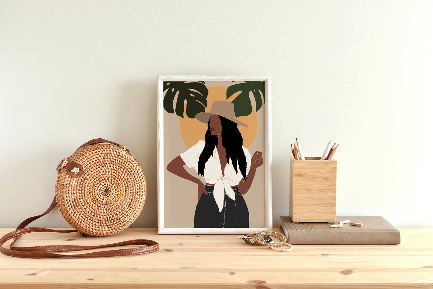 Black art, Black woman art, African American art, African portrait art, Black woman portrait, Boho woman art, Black woman poster, Girl print