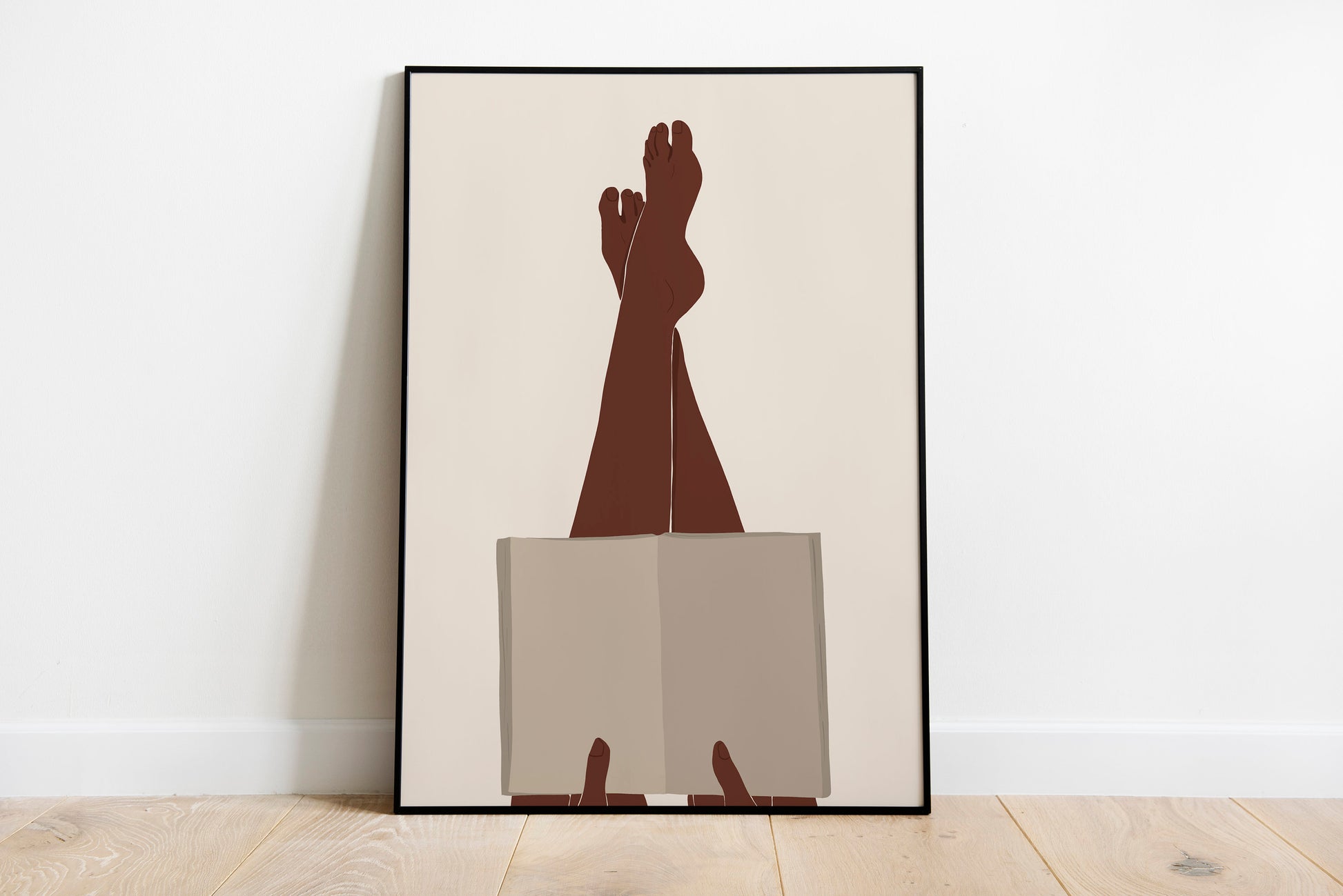 Book lover art print, Girl Reading Print, Black art, Black Woman Print, Modern Wall Decor, Library Poster, Poster Gift.