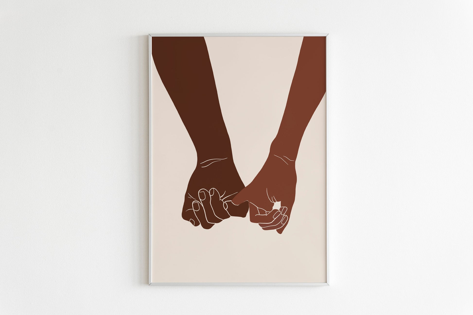 Abstract Hand Art Print, Hands Wall Print, Printable Wall Art, Stay Together, Black Hands Poster ,Boho Hands, Woman empowerment, African Art