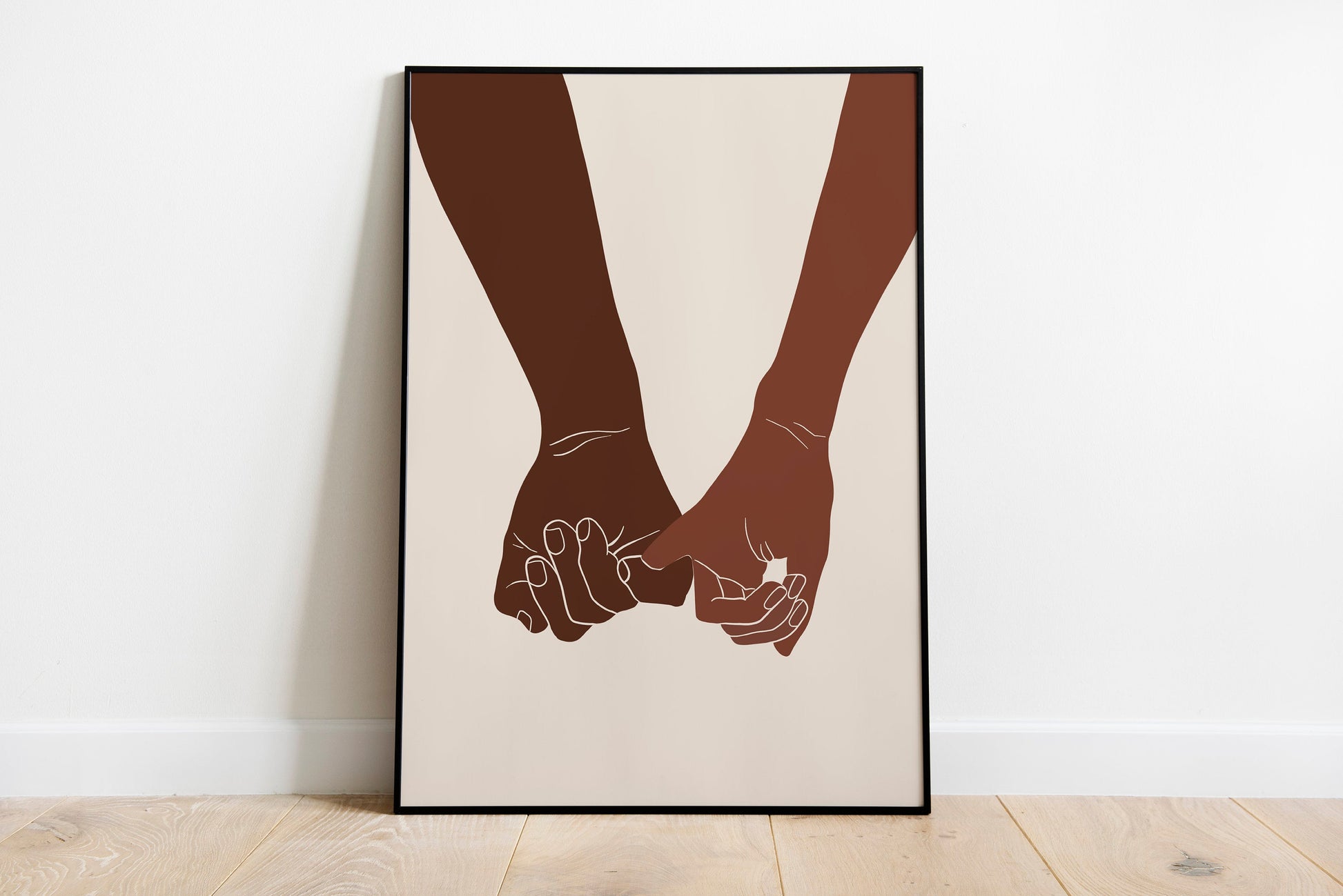 Hand Art Print, Hands Wall Print, Poster, Black Hands Poster ,Boho Hands, Woman empowerment, African Art