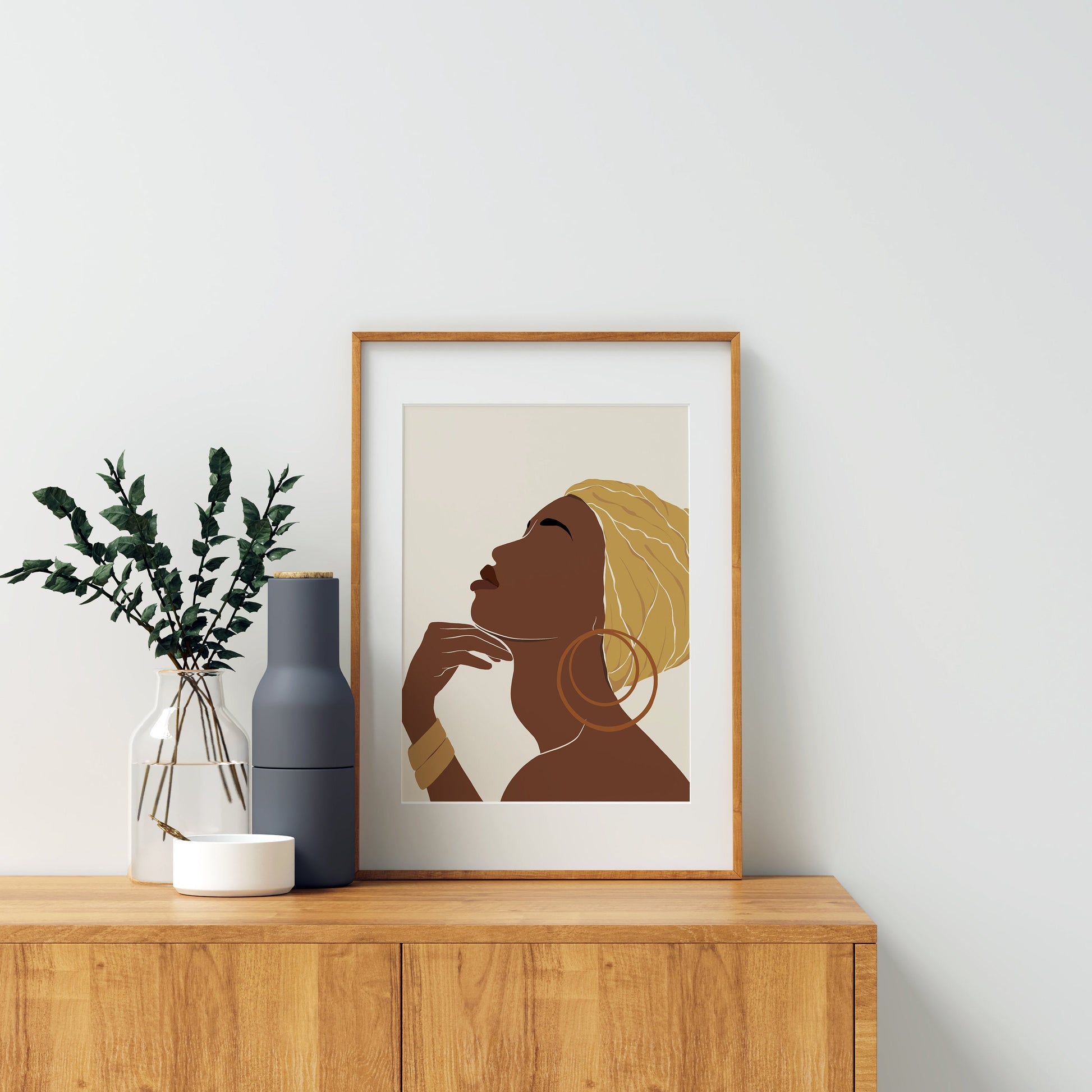 African American Woman Art, African Woman Art, Black Woman Art, Black Art, INSTANT DOWNLOAD, Woman Wall Art, Pritable Wall Art, African Art.