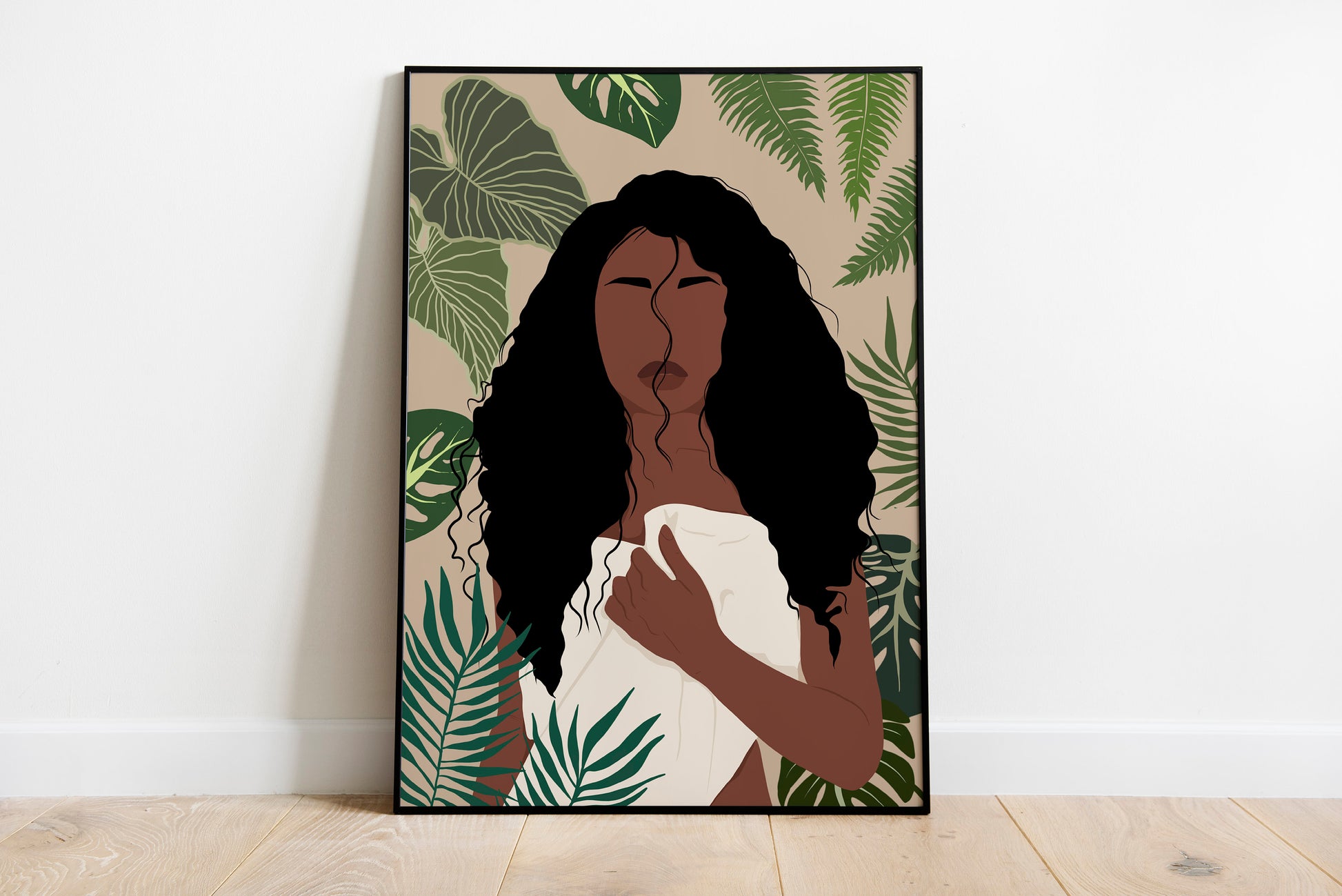 Black Art, Black Woman Art, African American Art, File, Black Girl Art Print, Woman Art Decor, Boho Poster.