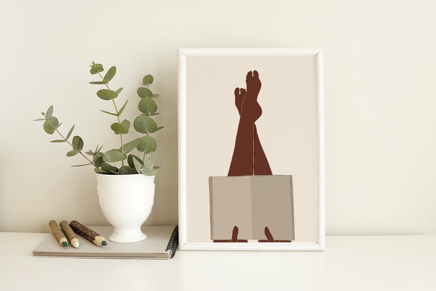 Book lover art print, Girl Reading Print, Black art, Black Woman Print, Modern Wall Decor, Fashion Print, Library Wall Art, Wall Art Gift.