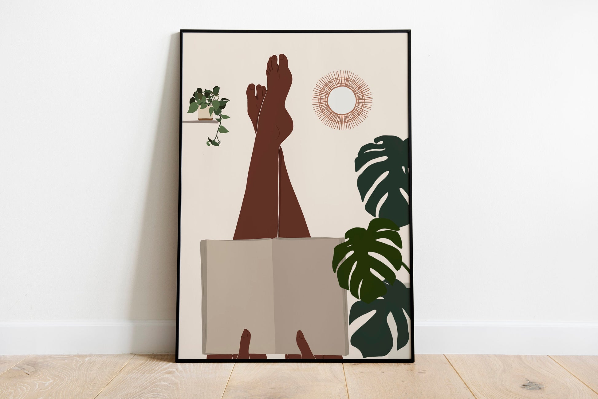 Black art, Book lover art print, Black Girl Reading Print, Black Woman Print, Library Poster, Poster Gift.