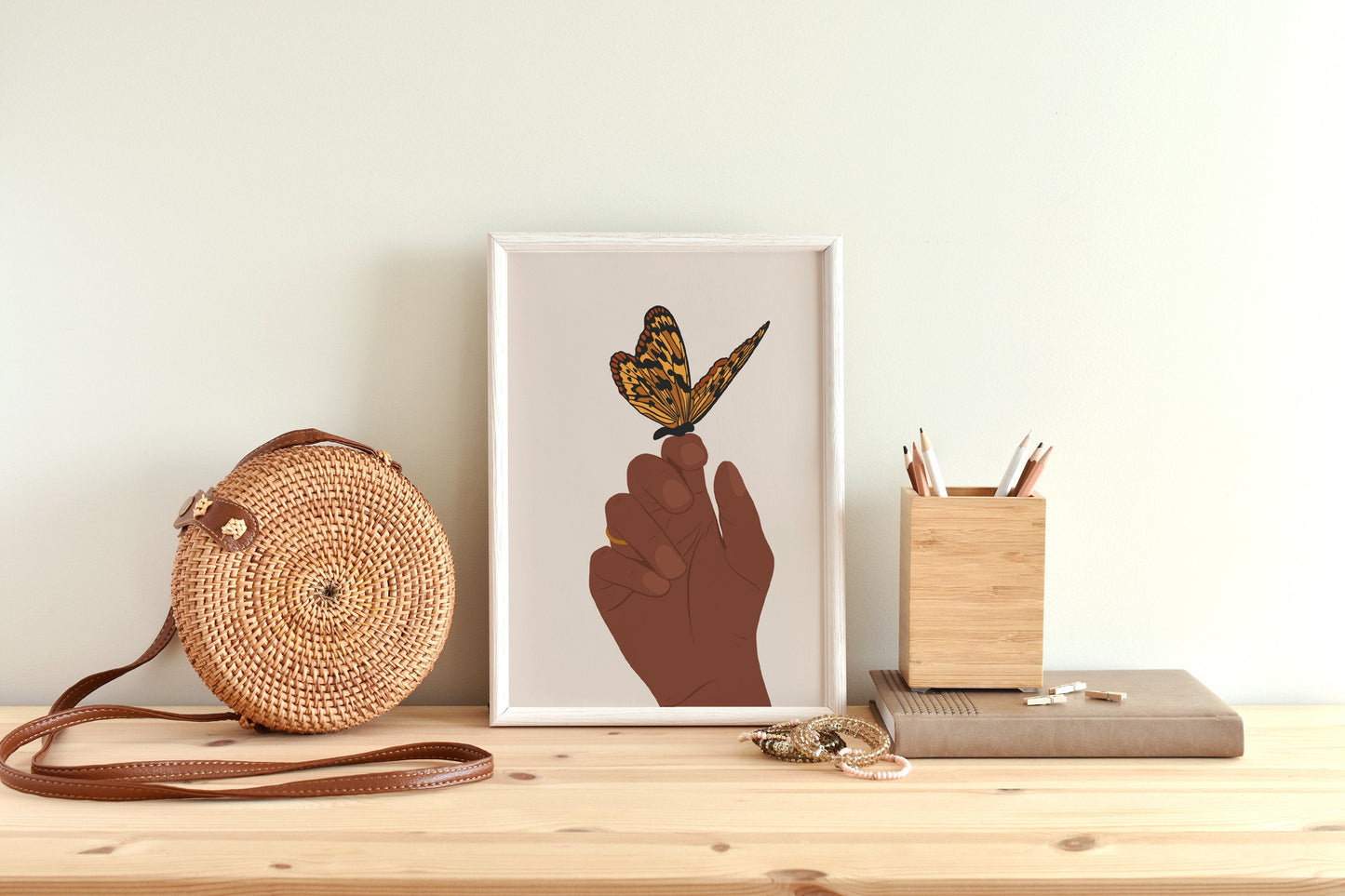 Black art, Hand with butterfly art, Abstract Hand Art Print, Hands Wall Print, Printable Wall Art, Black Hands Poster ,Boho Hands poster.