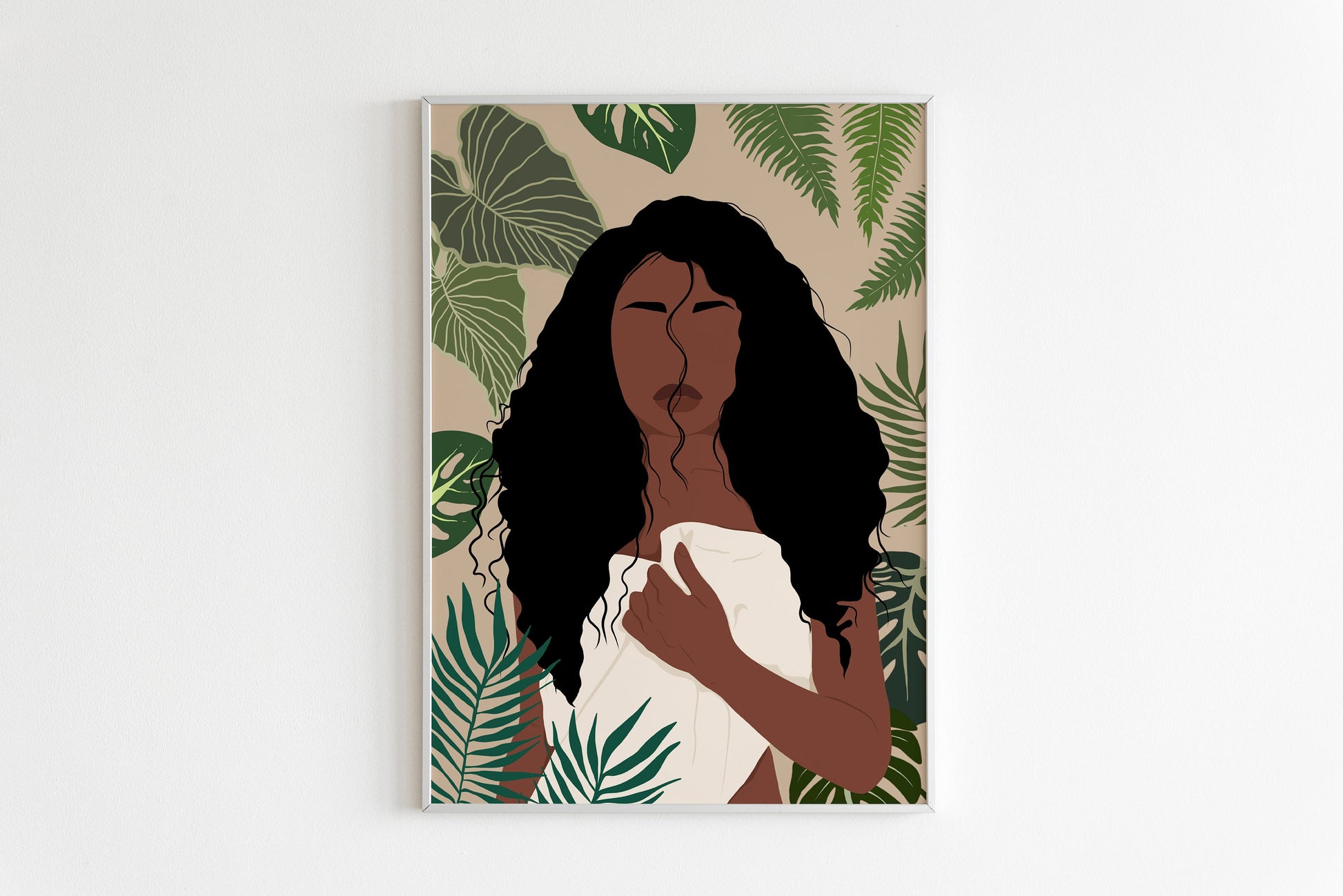 Black Art, Black Woman Art, African American Art, INSTANT DOWNLOAD, Digital File, Black Girl Art Print, Woman Art Decor, Boho Wall Art.