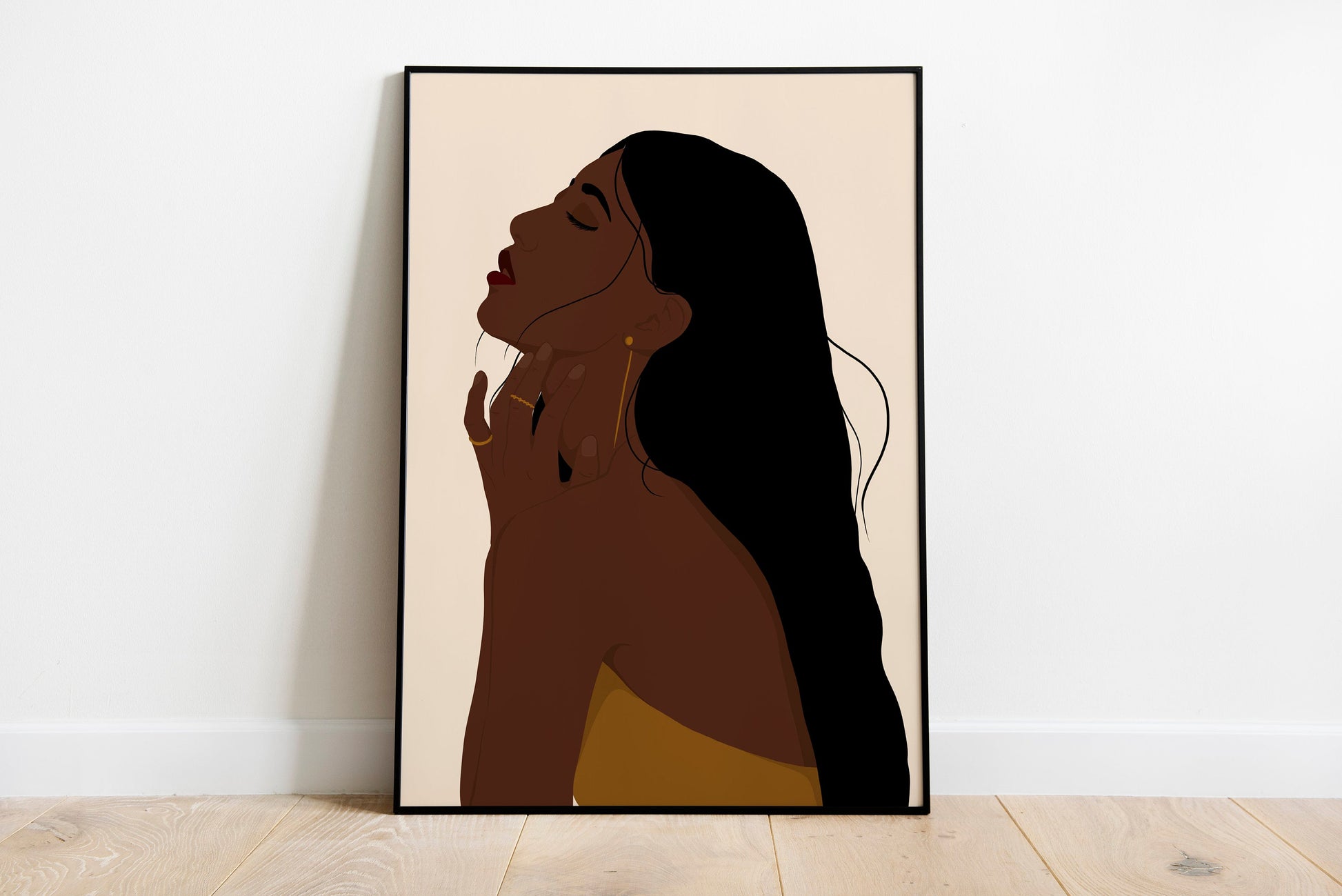 Black art, Black woman art, African American art art, Black women, Black woman, wall art, Earth tones print