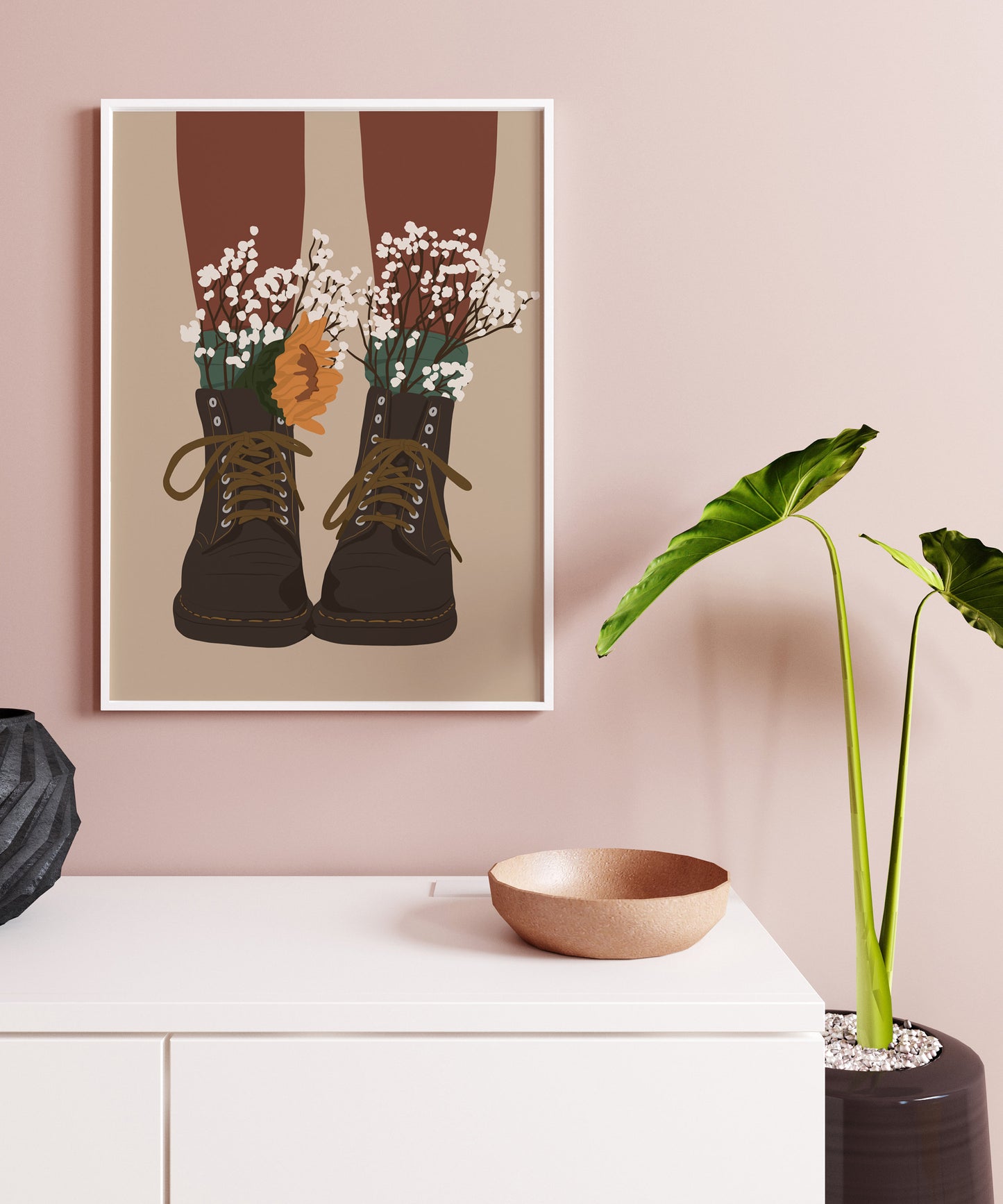 Fashion art, Black art, Black woman art, African American Art Decor, Boho Poster, Woman poster