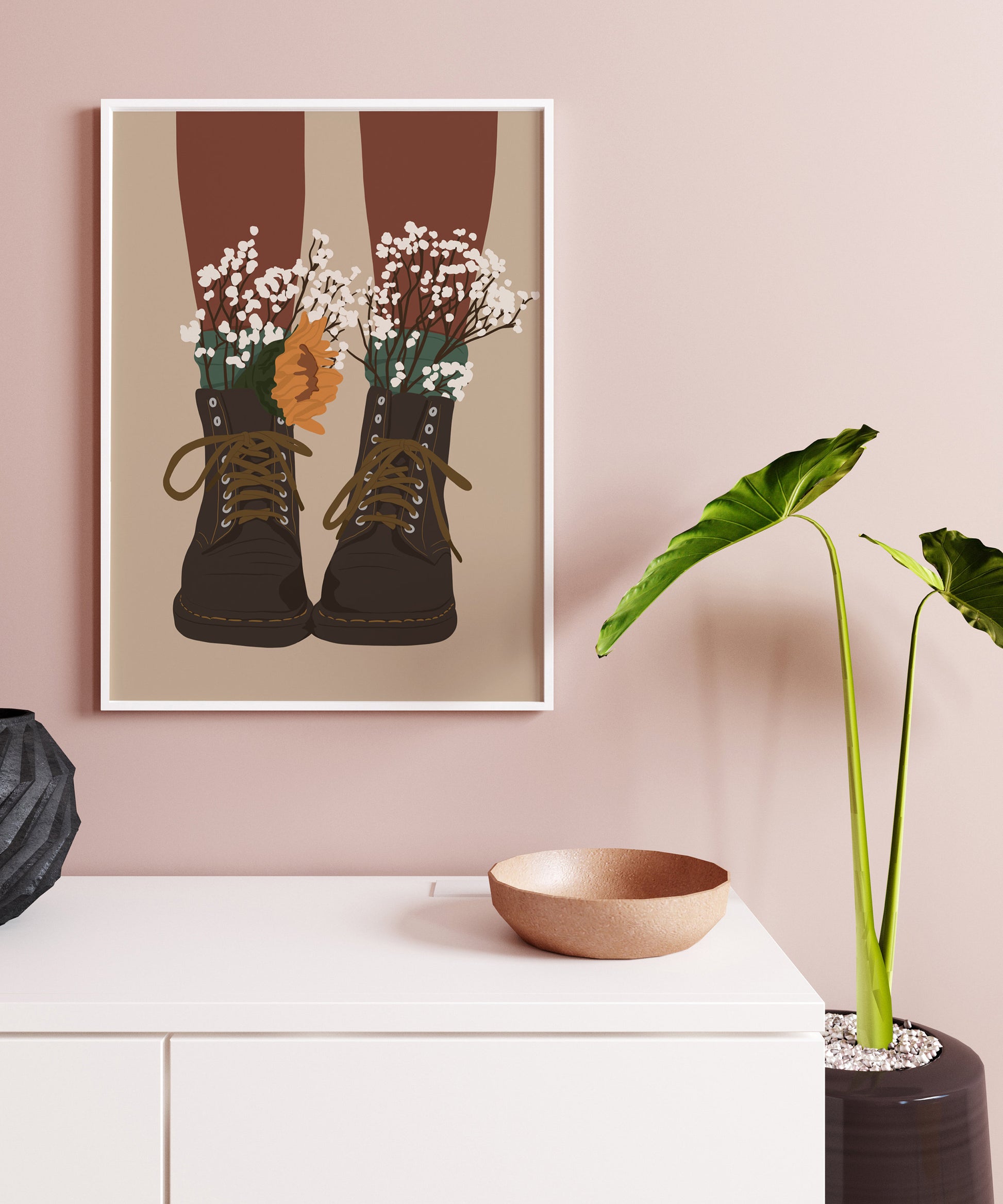 Fashion art, Black art, Black woman art, African American Art Decor, Boho Poster, Woman poster