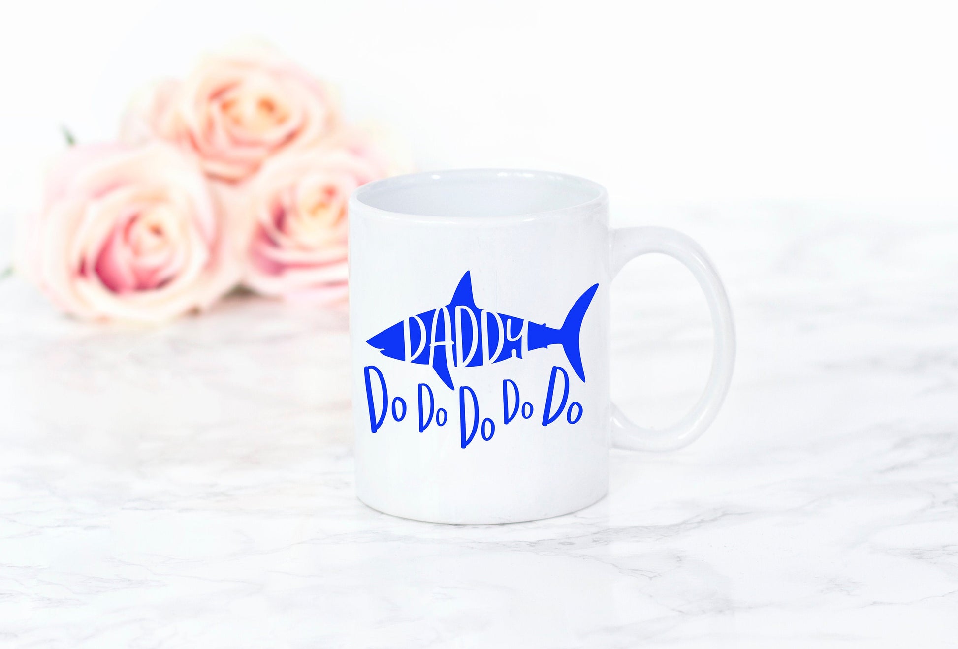 Daddy Shark Mug, Dad Shark Gift, Father Funny Mug, Father's Day Gift, Gift For Dad, Birthday Present For Dad, Shark Doo Doo Mug , Coffee Cup