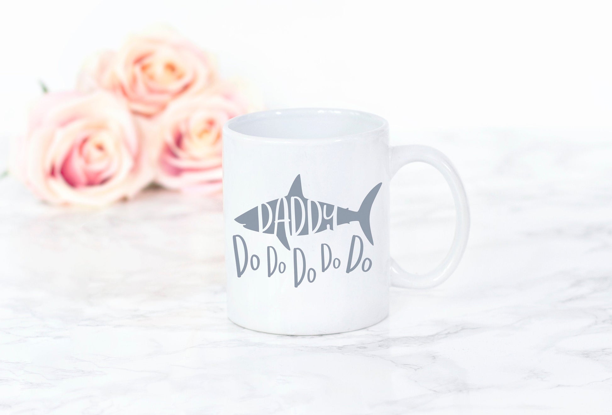 Daddy Shark Mug, Dad Shark Gift, Father Funny Mug, Father's Day Gift, Gift For Dad, Birthday Present For Dad, Shark Doo Doo Mug , Coffee Cup