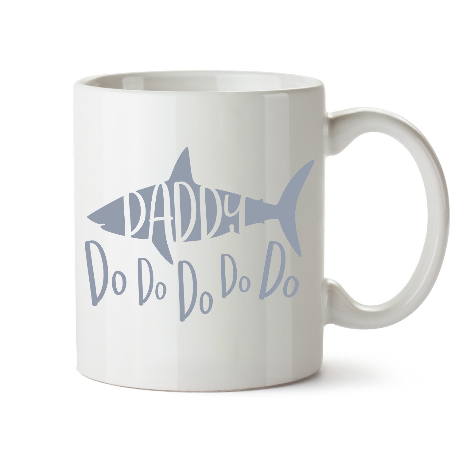 Daddy Shark Mug, Dad Shark Gift, Father Funny Mug, Father's Day Gift, Gift For Dad, Birthday Present For Dad, Shark Doo Doo Mug , Coffee Cup