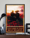 Samurai Poster Your Mind Is Your Best Weapon Vintage Room Home Decor Wall Art Gifts Idea - Mostsuit