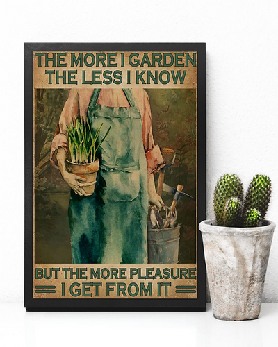 Gardener Garden Loves Poster I Get From It Vintage Gardening Room Home Decor Wall Art Gifts Idea - Mostsuit
