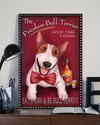 The Priceless Bull Terrier Poster Dog Loves Room Home Decor Wall Art Gifts Idea - Mostsuit