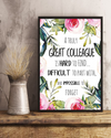 Great Colleague Is Hard To Find Flower Canvas Prints Vintage Wall Art Gifts Vintage Home Wall Decor Canvas - Mostsuit