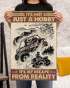 Off Road Poster It's Not Just A Hobby It's My Escape From Reality Vintage Room Home Decor Wall Art Gifts Idea - Mostsuit