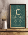 Cat The Moon Canvas Prints Vintage Wall Art Gifts Vintage Home Wall Decor Canvas - Mostsuit