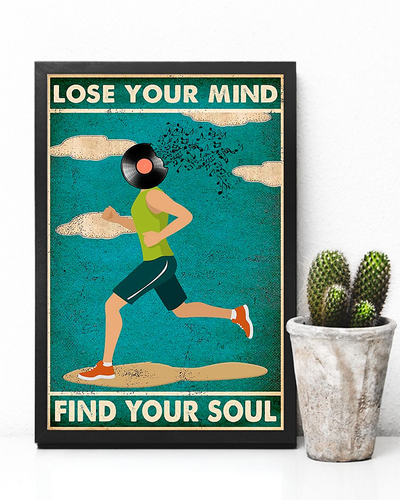 Running Lose Your Mind Find Your Soul Poster Vintage Room Home Decor Wall Art Gifts Idea - Mostsuit For Runner