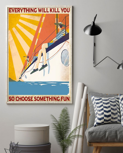 Cruising Canvas Prints Everything Will Kill You Choose Something Fun Vintage Wall Art Gifts Vintage Home Wall Decor Canvas - Mostsuit
