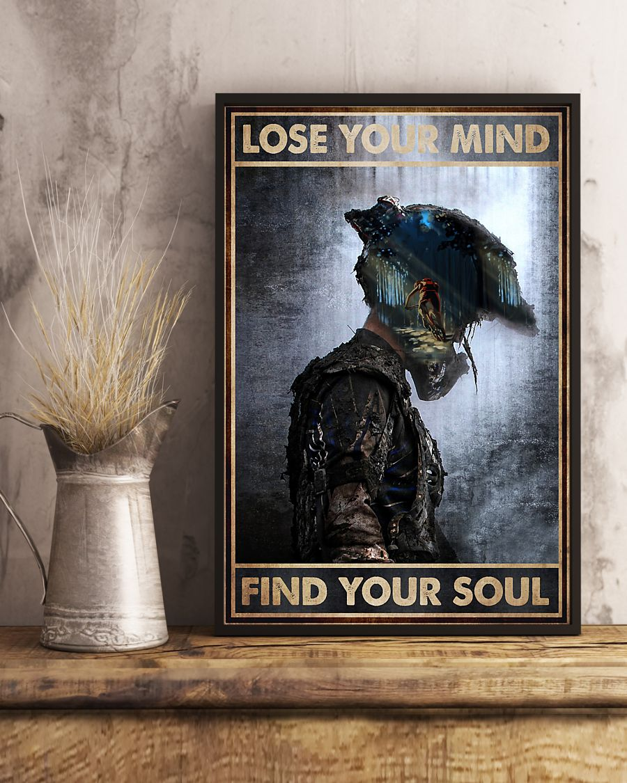 Mountain Cycling Canvas Prints Lose Your Mind Find Your Soul Vintage Wall Art Gifts Vintage Home Wall Decor Canvas - Mostsuit