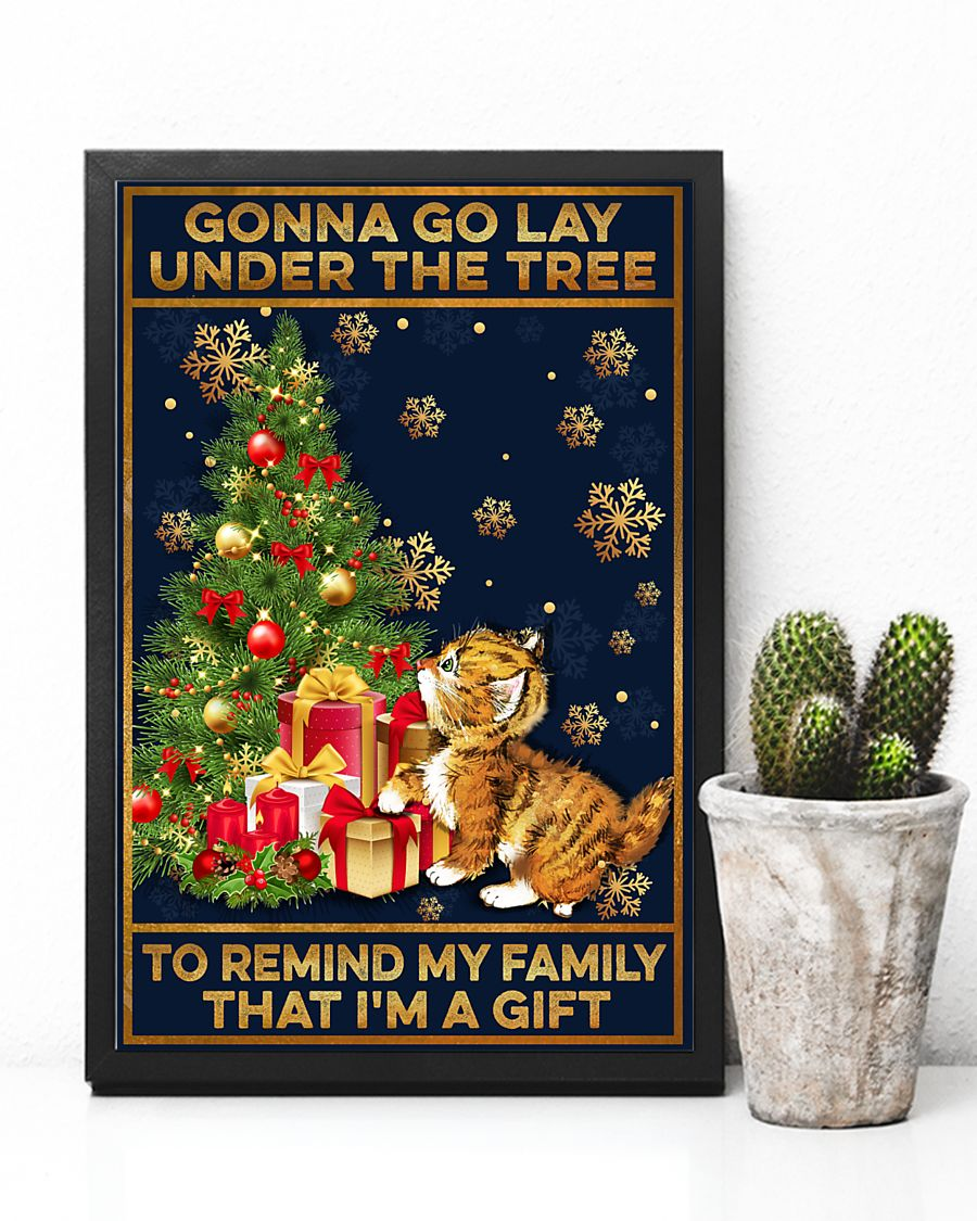 Cat Kitten Poster Gonna Go Lay Under The Tree To Remind My Family Vintage Room Home Decor Wall Art Gifts Idea - Mostsuit